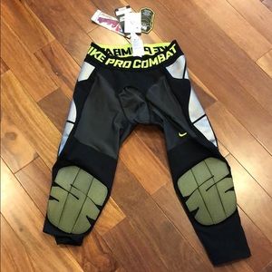 Nike pro combat hyper baseball compression 3/4 lth